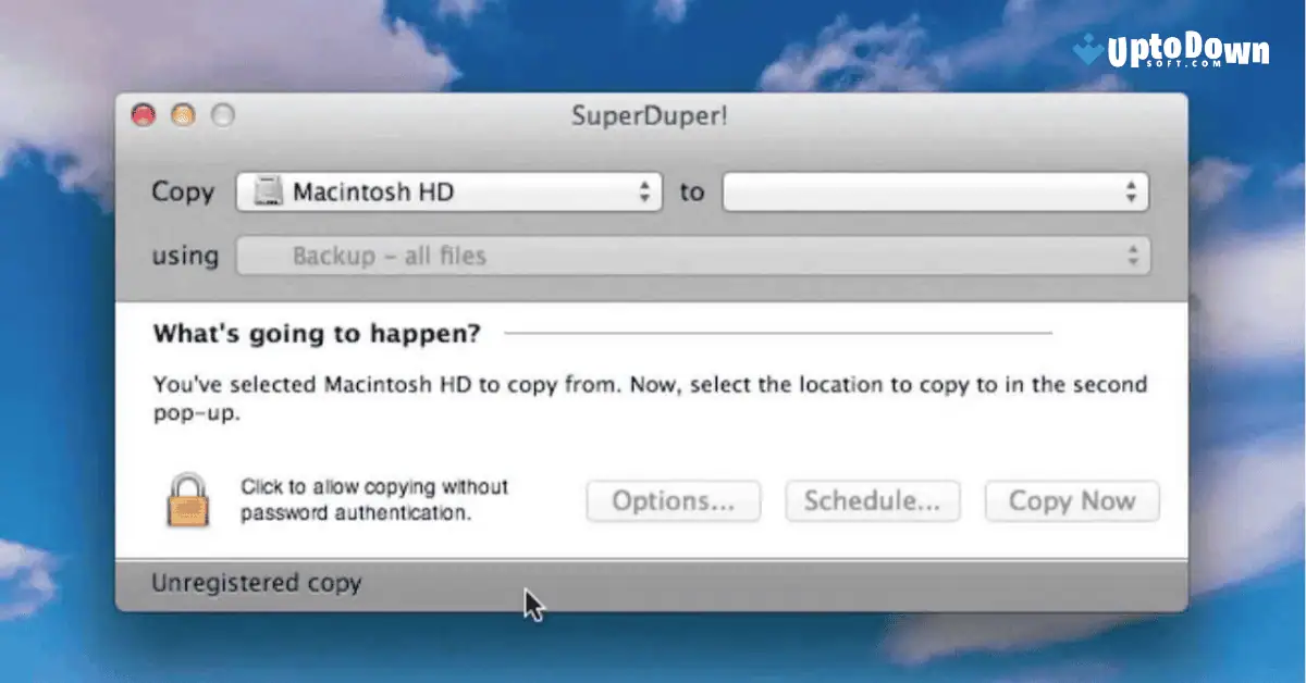 تنزيل SuperDuper لنظام التشغيل Mac (الأحدث لعام 2026) screenshot 1