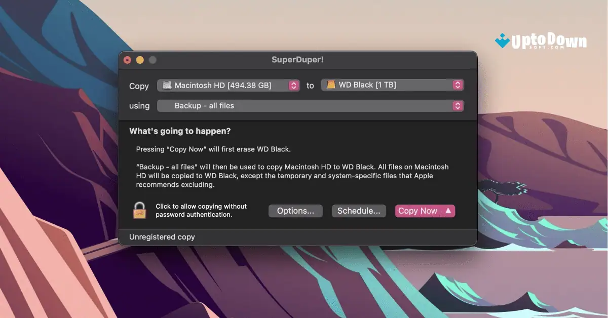 تنزيل SuperDuper لنظام التشغيل Mac (الأحدث لعام 2026) screenshot 2