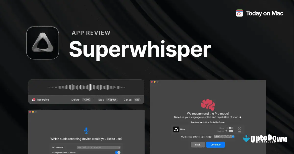 تحميل برنامج Superwhisper لنظام Mac مجاناً من Uptodown screenshot 2