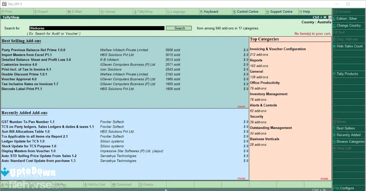 تحميل برنامج Tally.ERP (أحدث إصدار لعام 2026) لنظام التشغيل ويندوز 11/10 screenshot 1