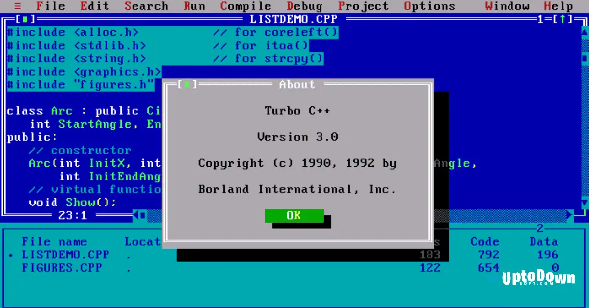 تحميل برنامج Turbo C Compiler مجاناً من Uptodown 2026 screenshot 1