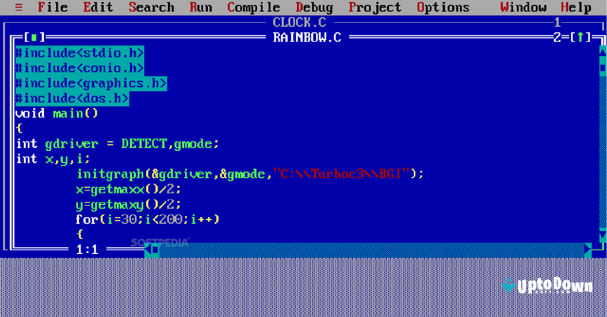 تحميل برنامج Turbo C++ لنظام التشغيل Windows 7 مجاناً من موقع Uptodown screenshot 2