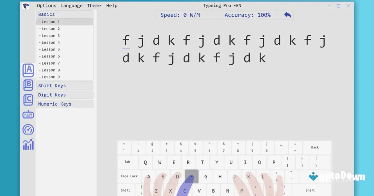 تحميل برنامج Typing Pro للكمبيوتر الشخصي من موقع Uptodown 2026 screenshot 1