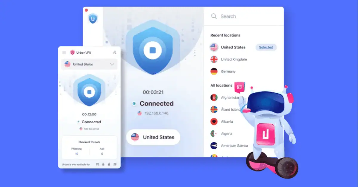 تحميل مجاني لبرنامج Urban VPN لمتصفح Firefox من موقع Uptodown screenshot 3
