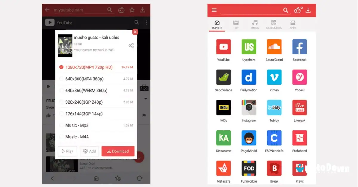تحميل برنامج Vidmate 5.3 مجاناً من موقع Uptodown 2026 screenshot 3
