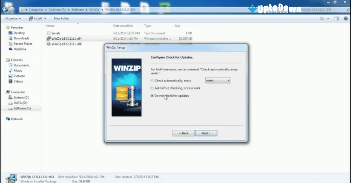 تحميل برنامج WinZip (32 بت) من موقع Uptodown (أحدث إصدار لعام 2026) screenshot 3