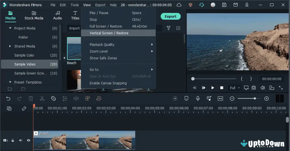 تحميل برنامج Wondershare Filmora (أحدث إصدار لعام 2026) screenshot 1