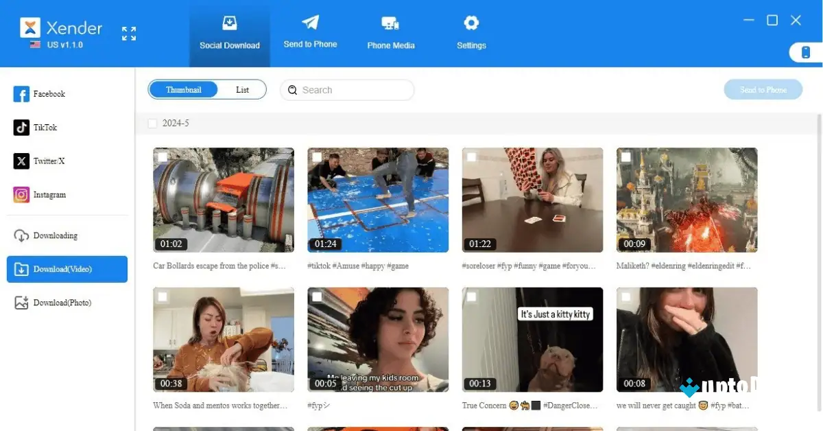 تحميل تطبيق Xender Uptodown مجاناً، أحدث إصدار في عام 2026 screenshot 1