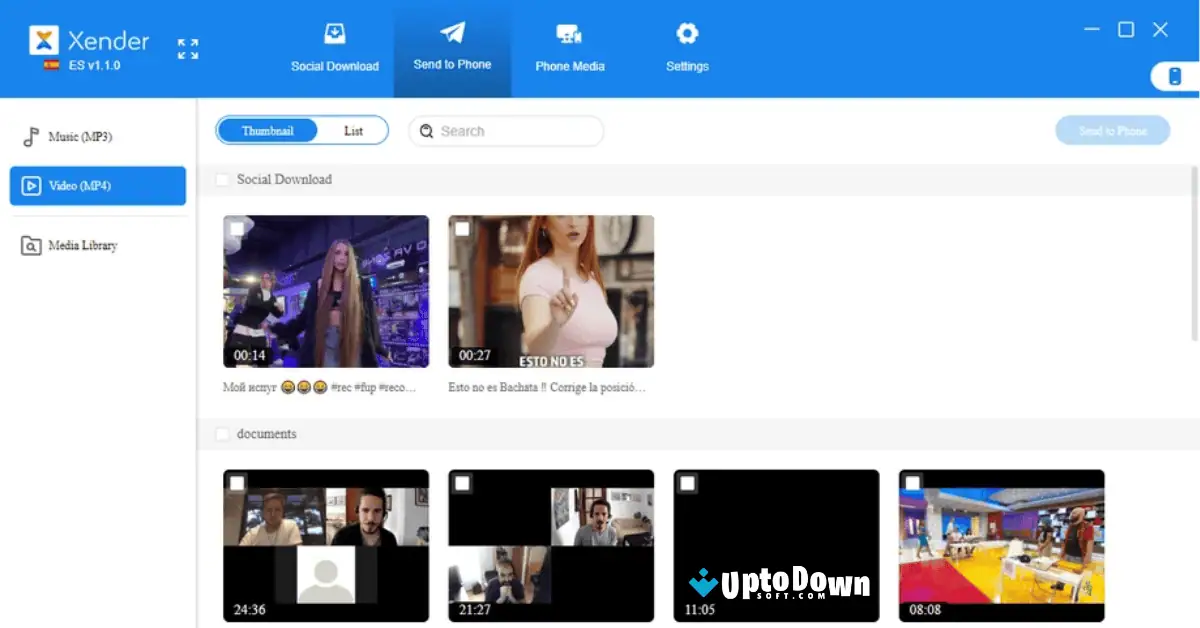 تحميل برنامج Xender للكمبيوتر مجاناً من موقع Uptodown (2026) screenshot 1