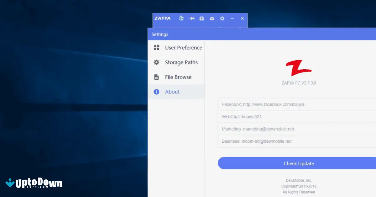 قم بتنزيل لعبة Zapya للكمبيوتر من موقع Uptodown (أحدث إصدار لعام 2026) screenshot 1