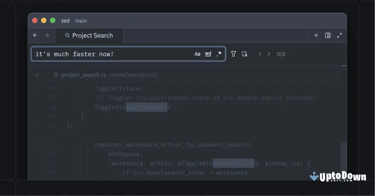 تحميل برنامج Zed لنظام التشغيل Mac مجاناً من Uptodown (2026) screenshot 1
