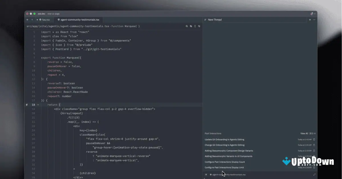 تحميل برنامج Zed لنظام التشغيل Mac مجاناً من Uptodown (2026) screenshot 3