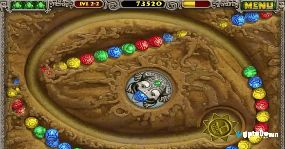 تحميل لعبة زوما Zuma Deluxe متاحة مجاناً على الإنترنت من Uptodown 2026 screenshot 1
